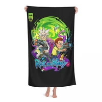 rick et morty swimming face towel microfiber absorbent bathroom home kitchen thicker rick et morty quick dry bath towel