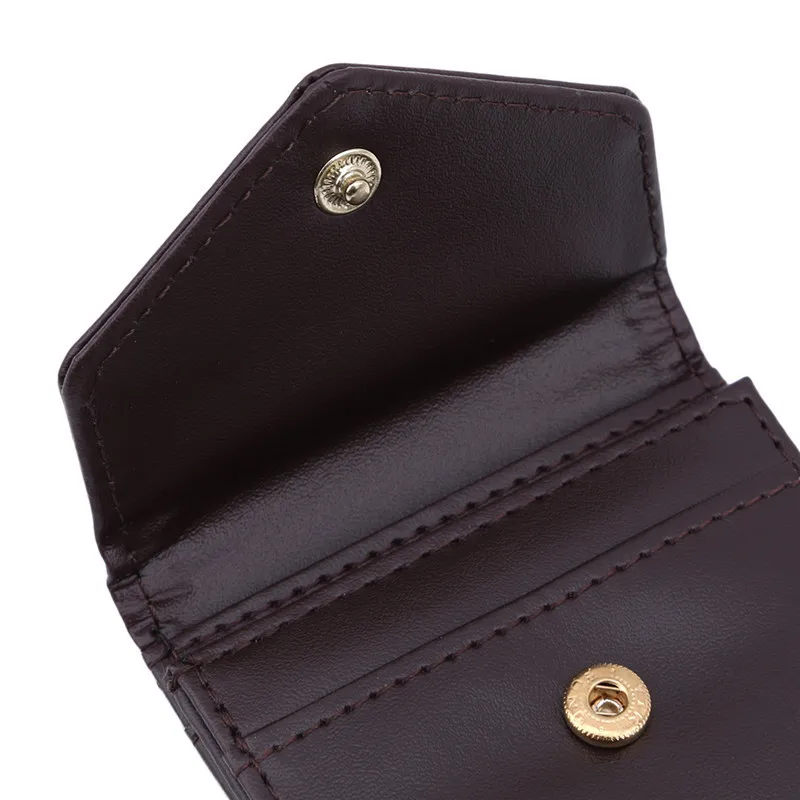 Fashon PU Leather Women Men Money Clip Wallet Solid Male Purses Designer Clip Slim Cash Holder Card Cases