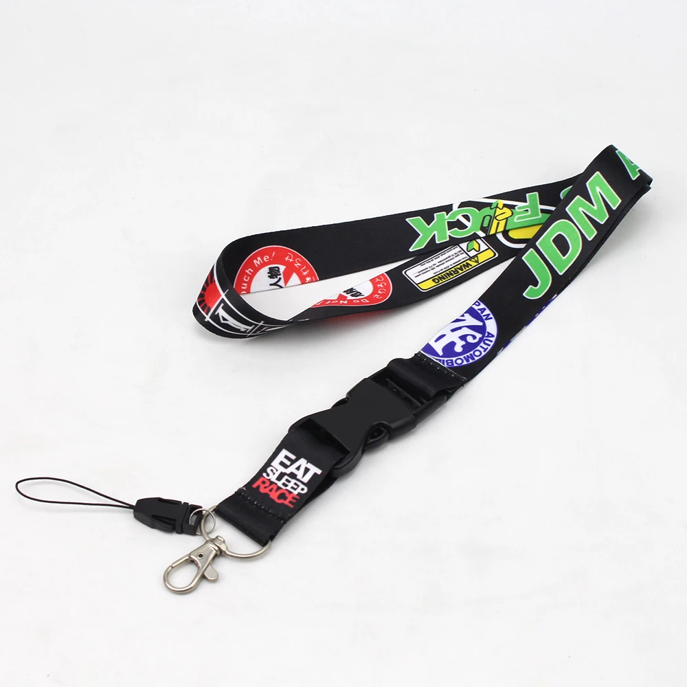 Ложка JDM Гоночный ремешок брелок шейный ремешок для автомобильных ключей телефонов