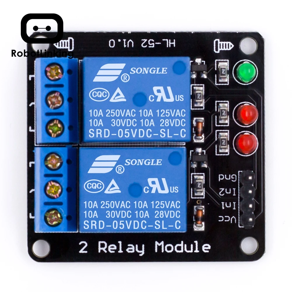 2-канальный релейный модуль без светильник муфта для Arduino PIC ARM DSP AVR Raspberry Pi |