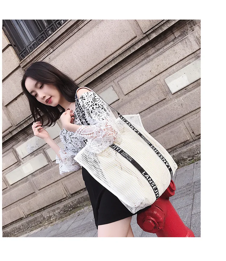 JIULIN 2019 выдолбленная летняя и Корейская версия сетка новая сумка на одно плечо
