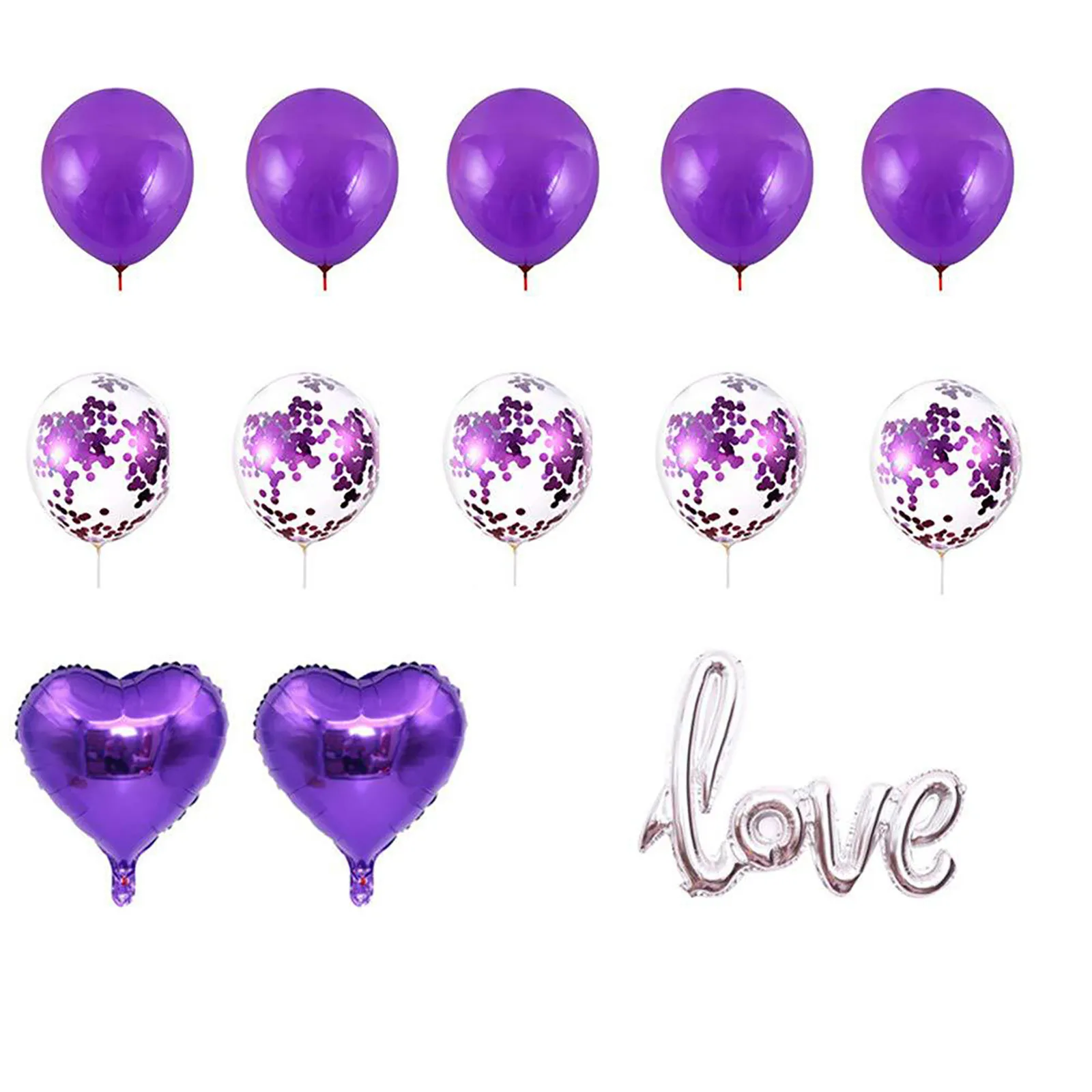 

Valentine's Day Decoration Ligatures Love Letter Foil Balloon Anniversary Wedding Valentines Birthday Party Decoration 2021