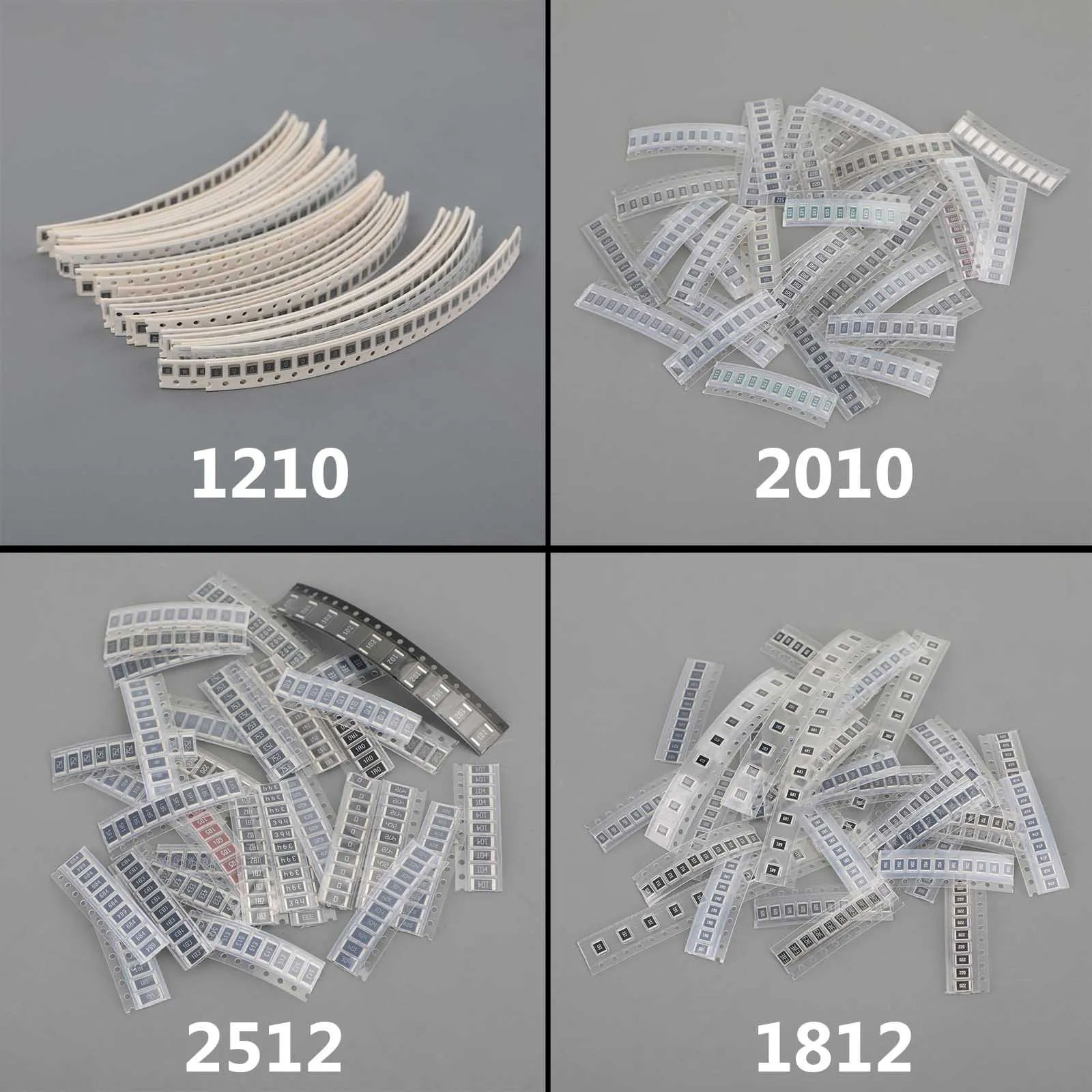 Artudatech 1210/2010/2512/1812 SMD комплект резисторов в ассортименте 1R-1M Ом 5% 33 значения