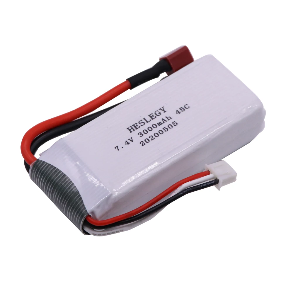 RC Lipo Battery 2S 7 4 V 3000mAh для Wltoys 12428 12423 радиоуправляемые игрушки автомобилей