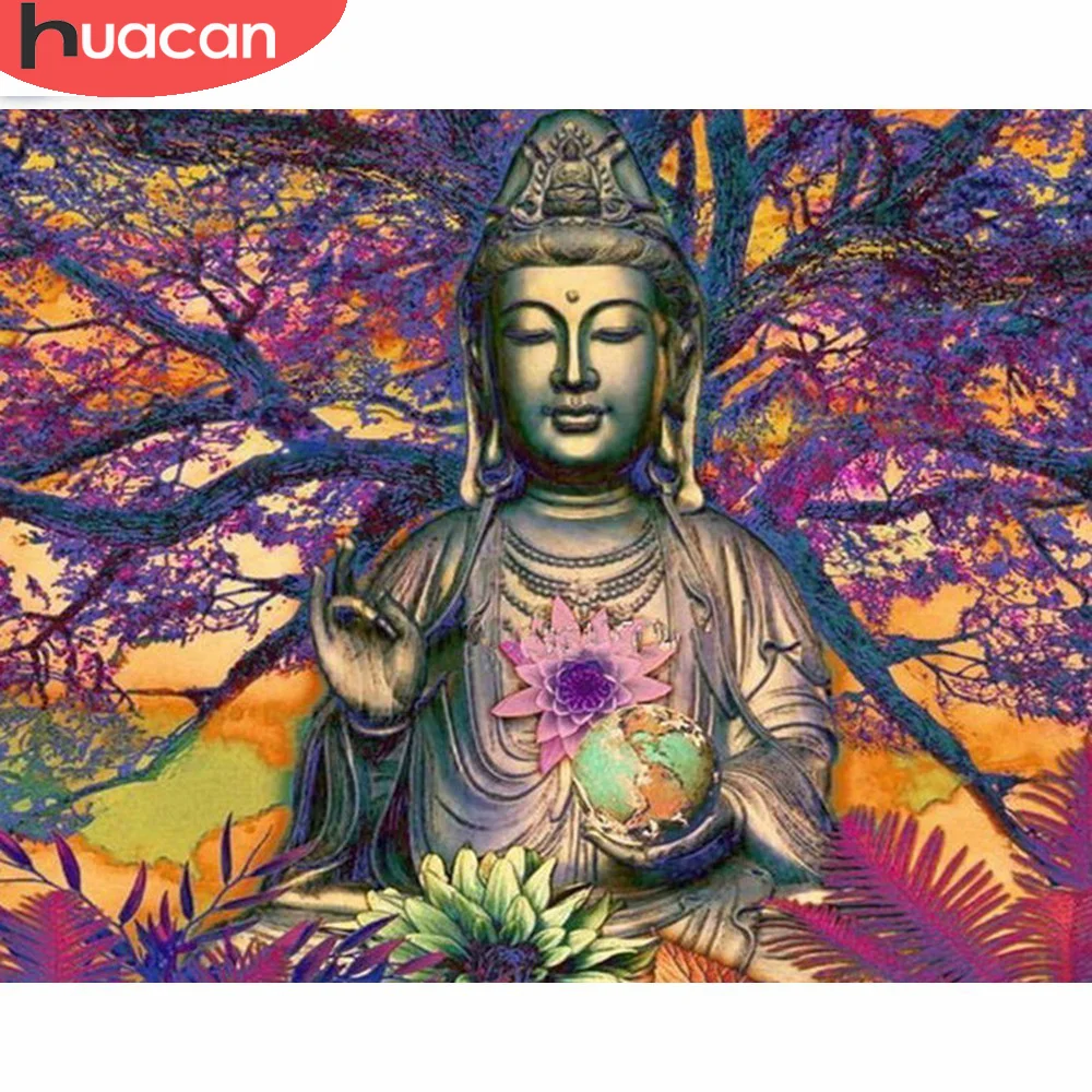 Хуакан Алмазная картина крестиком религия рукоделие мозаика вышивка Будда