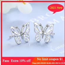Sweet Butterfly Earring New Fashion Hollow Out Ear Cuff Earrings for Women Without Ear Hole Clips on Ears Female Jewelry Gifts