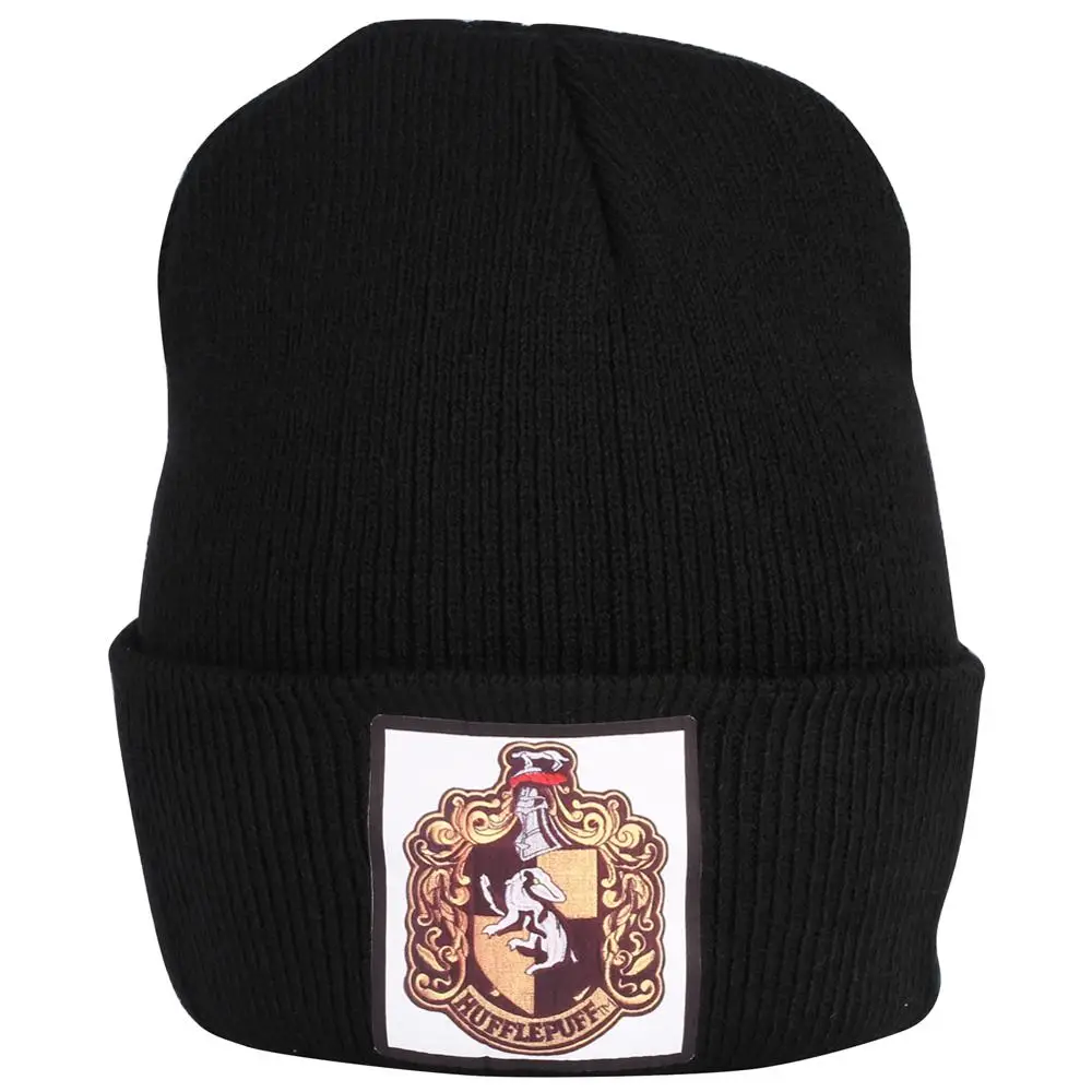 Волшебная сила Slytherin Beanie Мужская зимняя шапка Осенняя тонкая шапочка вязаная