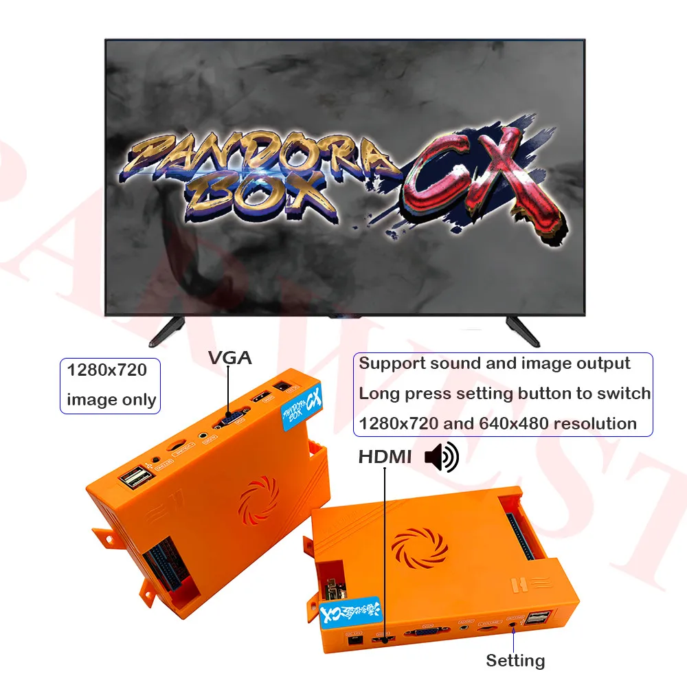 Семейная версия Pandora Box CX 2800 в 1 помогает сэкономить игровой процесс игры 3P 4P