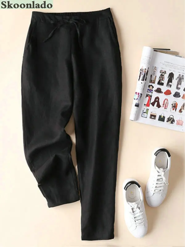 Новейшая модель Хлопок Болье брюки женские элегантные леди формальные размера