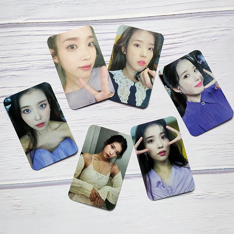 6 шт./компл. Kpop EXO BAEK HYUN IU Lomo Card Photocard HD Photo Print Album Декоративные Коллекционные