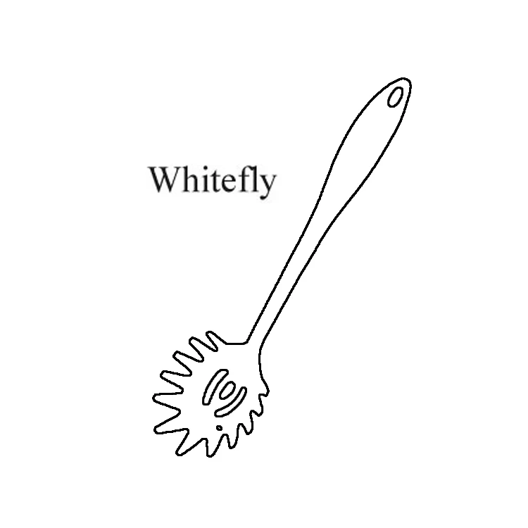 Whitefly 1 шт. точечная титановая золотая нержавеющая сталь кухонная посуда кухонная ложка-лопатка кухонная посуда кухонные инструменты лопатка и ковш кухонные принадлежности - Цвет: Whitefly