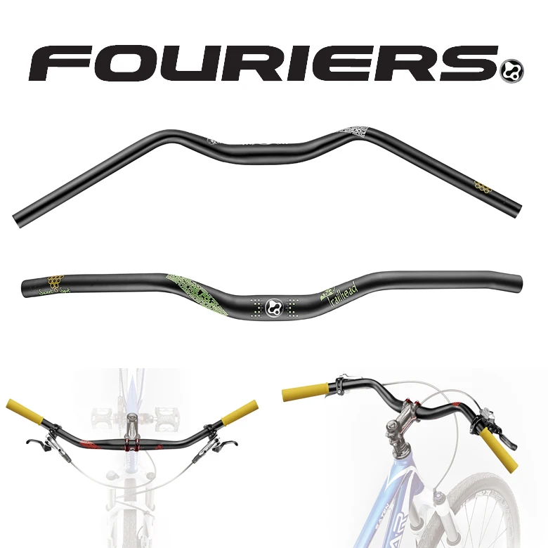 Алюминиевый Треккинговый крейсерский руль с изгибом 35 градусов CC HB-MB017 мм x 6061 |