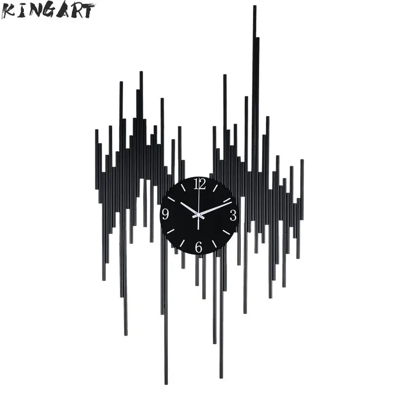 Большие настенные часы современный дизайн простые большие Ресторан украшение
