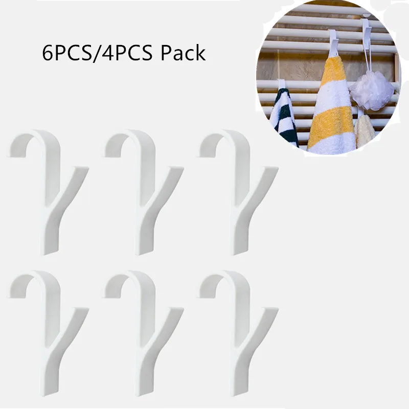 6/4 шт. Высокое качество Вешалка для Подогреваемый Полотенцесушитель Rail Ванна