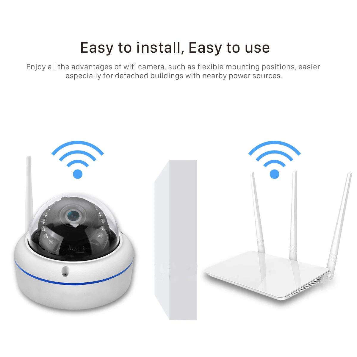 Besder Беспроводная 2MP аудио ip-камера FHD 1080P домашняя купольная WiFi камера антивандальная 64G TF карта уличная камера iCsee P2P