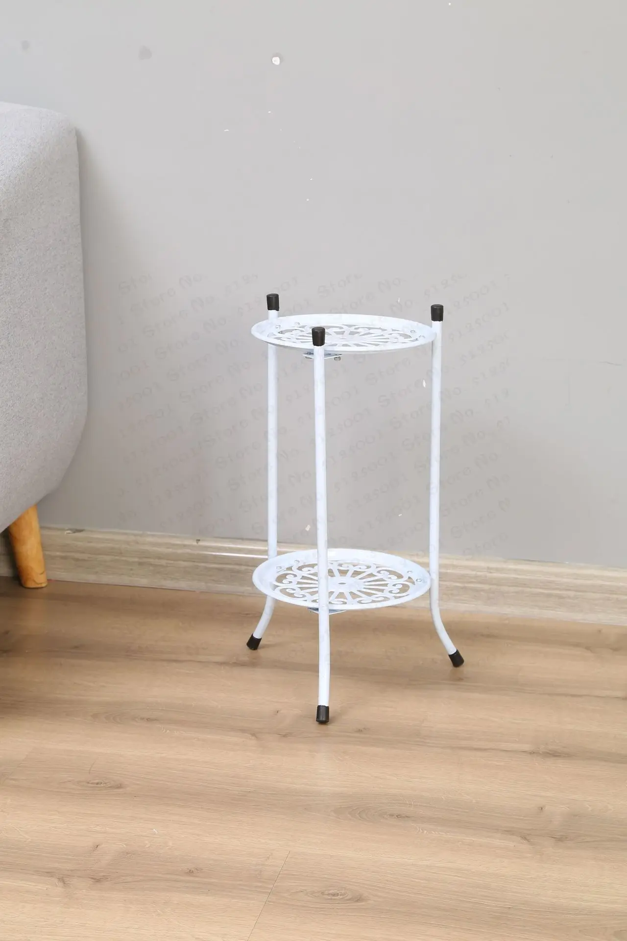 

2 Holder Metal Plant Stand Plant Pot Stands Flower Display Shelf Plant Holder Display Rack Home Outdoor Patio Garden Decoration