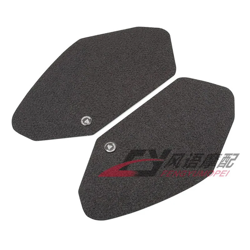 Black White Motorbike Tank Traction Side Pad Decals for Kawasaki Z650 Motorcycle Knee Protector Anti Slip Sticker Gas Grip | Автомобили и