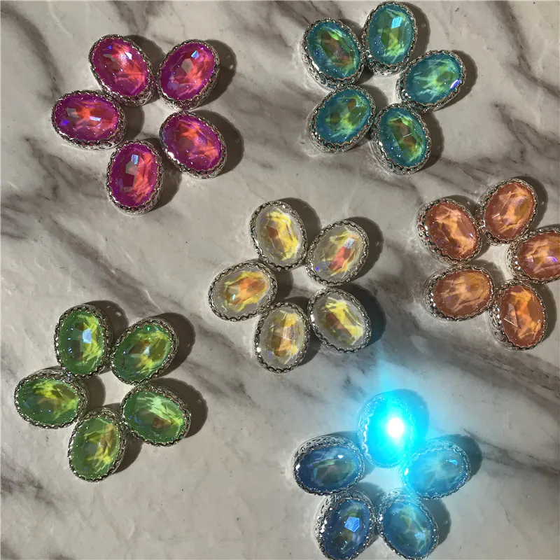 15Pcs Latest Styles Oval Magic Rhinestone Beautiful Bird'S Nest Claw 13*18mm Fashion Diamond Clothing Wedding Bridal Accessories | Дом и