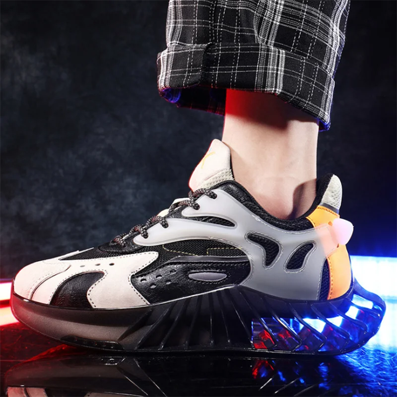 

2020 Popular Trend Thick Sole Male Platform Sneakers Designer Breathable Trainers For Big Size 45,46 Mens Footwear Zapatos Shoes