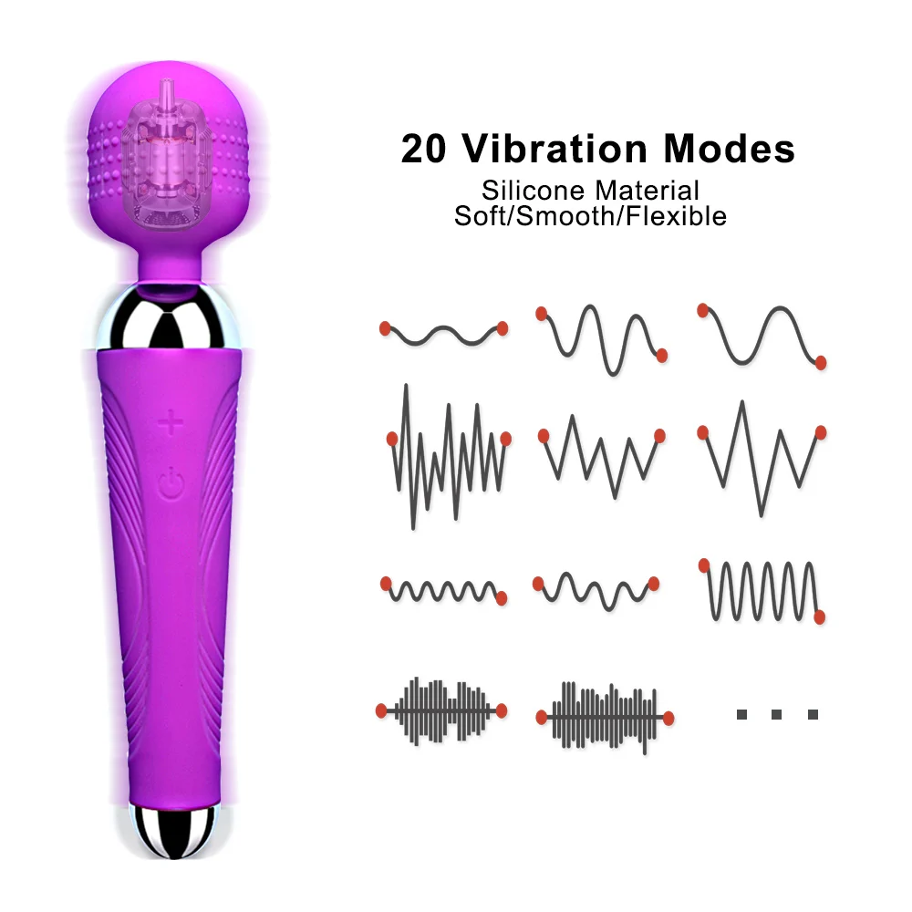 Мощная волшебная палочка AV Vibrator Секс-игрушки для женщин Стимулятор клитора