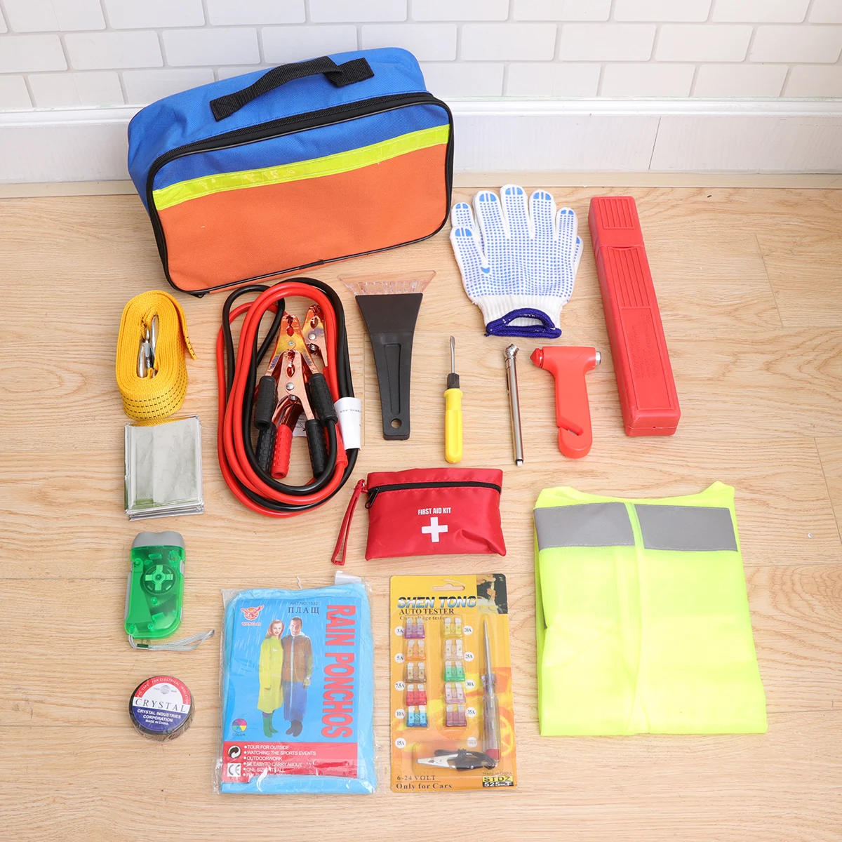 16 шт. многофункциональное аварийное оборудование для автомобиля комплект