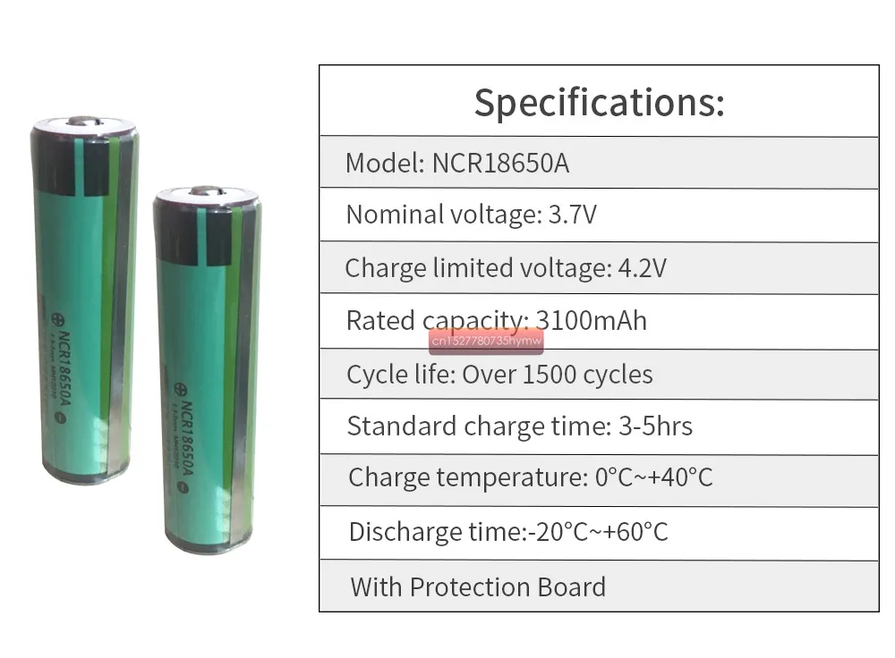 100% оригинал Panasonic NCR18650A 3 7 v 3100mah 18650 литиевая аккумуляторная батарея фонарик