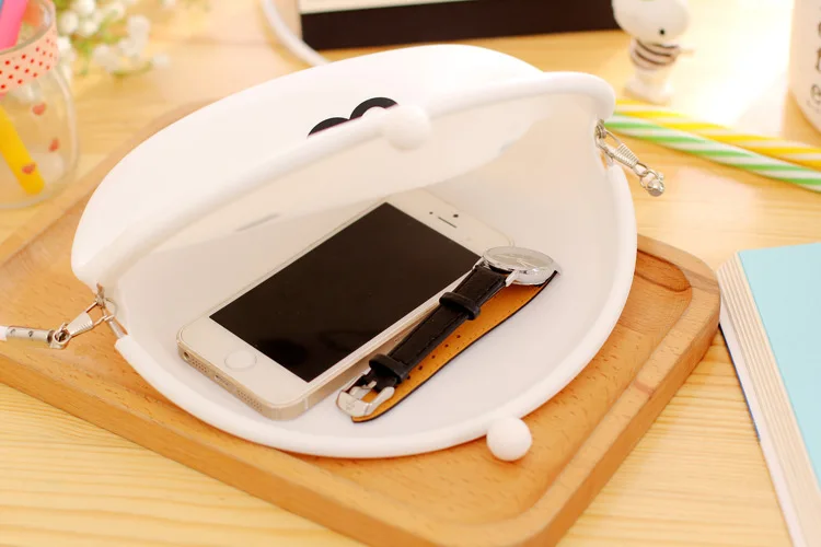 Кошелек корейский тренд для монет смайлик сумка мягкая ручка лица милая | Багаж и