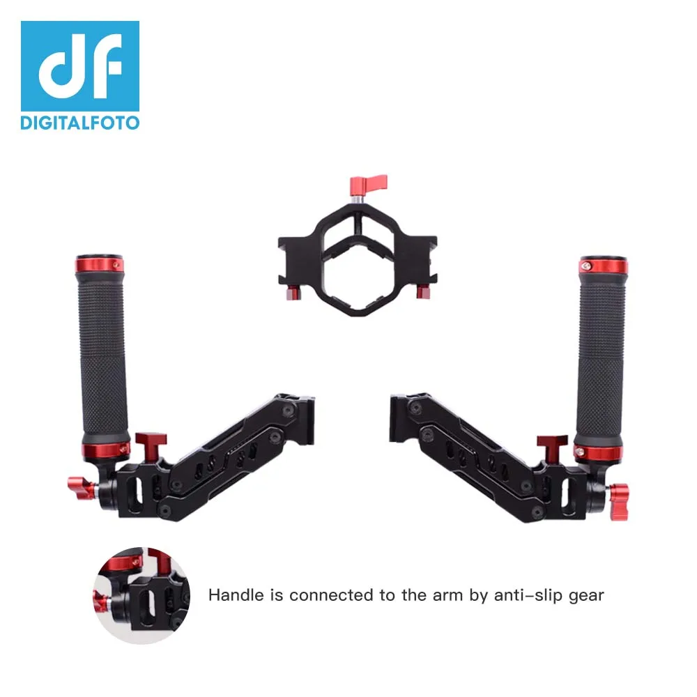 DIGITALFOTO Ares Z axis алюминиевая Съемная пружинная двойная ручка 5 кг загрузка для DJI Ronin
