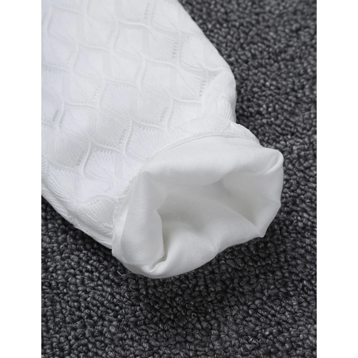 Болеро кардиган с длинными рукавами и кружевами и бусинами для маленьких девочек короткая куртка для свадебного платья вечерние, белые, верхняя одежда для девочек