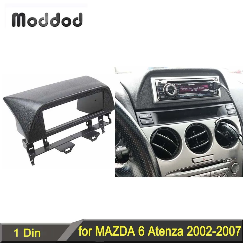 

Один 1 Din CD DVD стерео плеер панель для Mazda 6 Atenza 2002-2007 радиоприемник крепление для приборной панели установочный комплект пластина