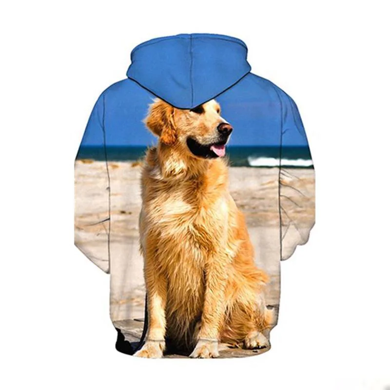 

Golden Retriever Hoodies Men/Women Spring Winter Hoodie 3D Print Dog Long sleeve Sweatshirts Hoody Fashion hot Street jacket