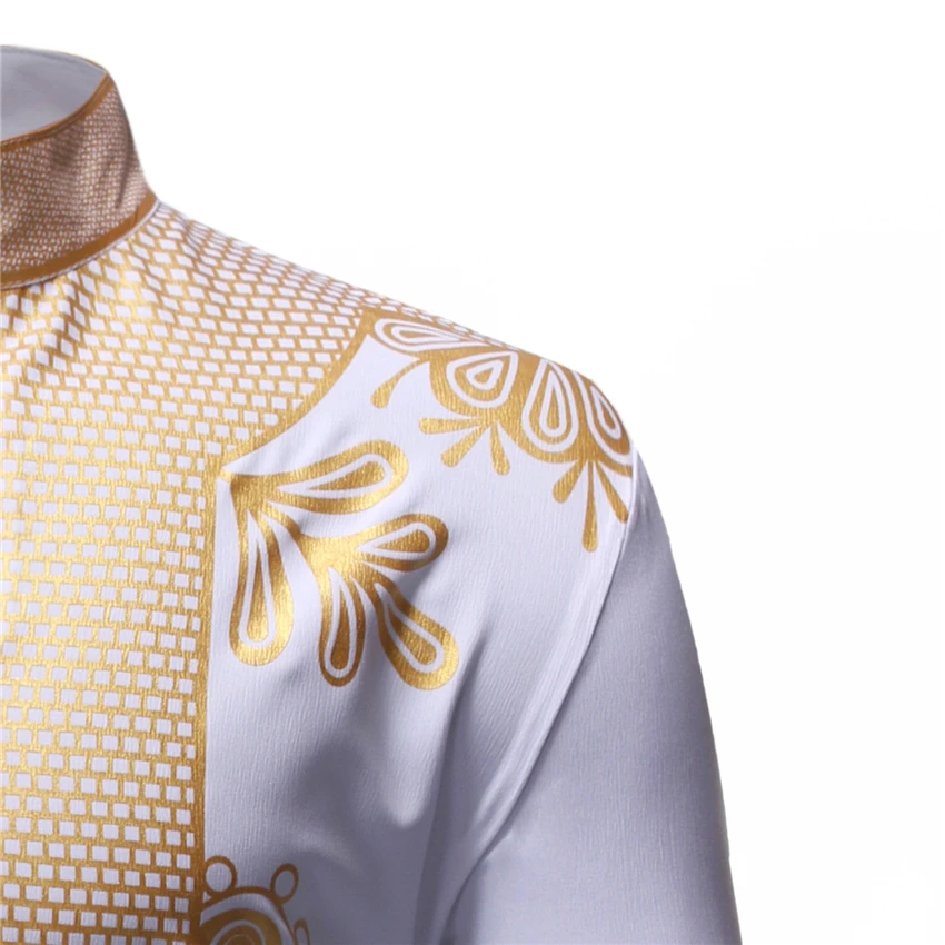 Новые мужские платья с Африканским принтом богатый базин Дашики Традиционная