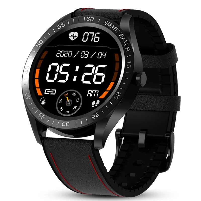 F13 мужские умные часы Полный сенсорный Экран спортивный монитор сердечного ритма