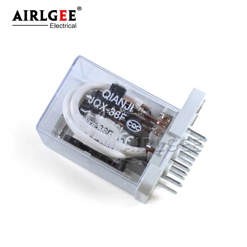 JQX-38F 3Z DC12V DC24V AC110V AC220V катушка 40A реле питания промежуточное электромагнитное 3PDT 11
