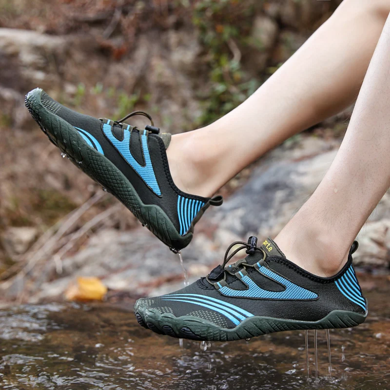 

2021 Summer New Men Shoes Quick Dry Beach Shoes Women Breathable Sneakers Barefoot Upstream Water Footwear Swimming Hiking Sport