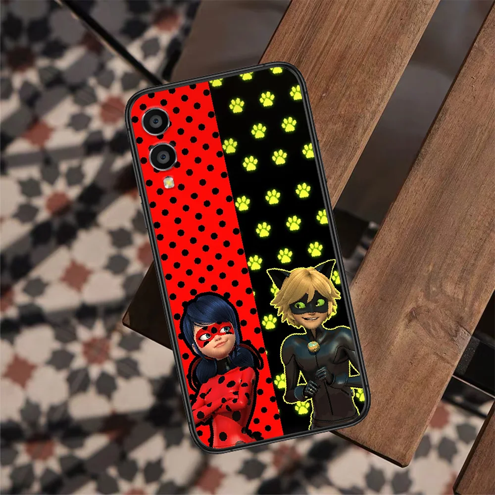 

Seven Star L-Ladybug Girl Phone Case For HUAWEI Honor 7 8 A 9 X Mate 10 i 20 V 40 Lite Pro Y7 2019 black Back Tpu Cell Trend