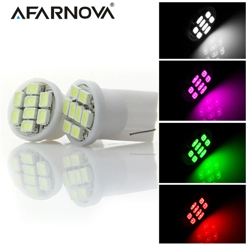 10x приборная панель предупреждающий индикатор Led 8 smd 1206 автомобильный светильник