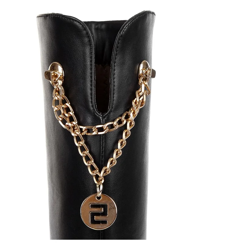 Женские зимние сапоги до колена на низком каблуке из натуральной кожи|knee high boots|knee