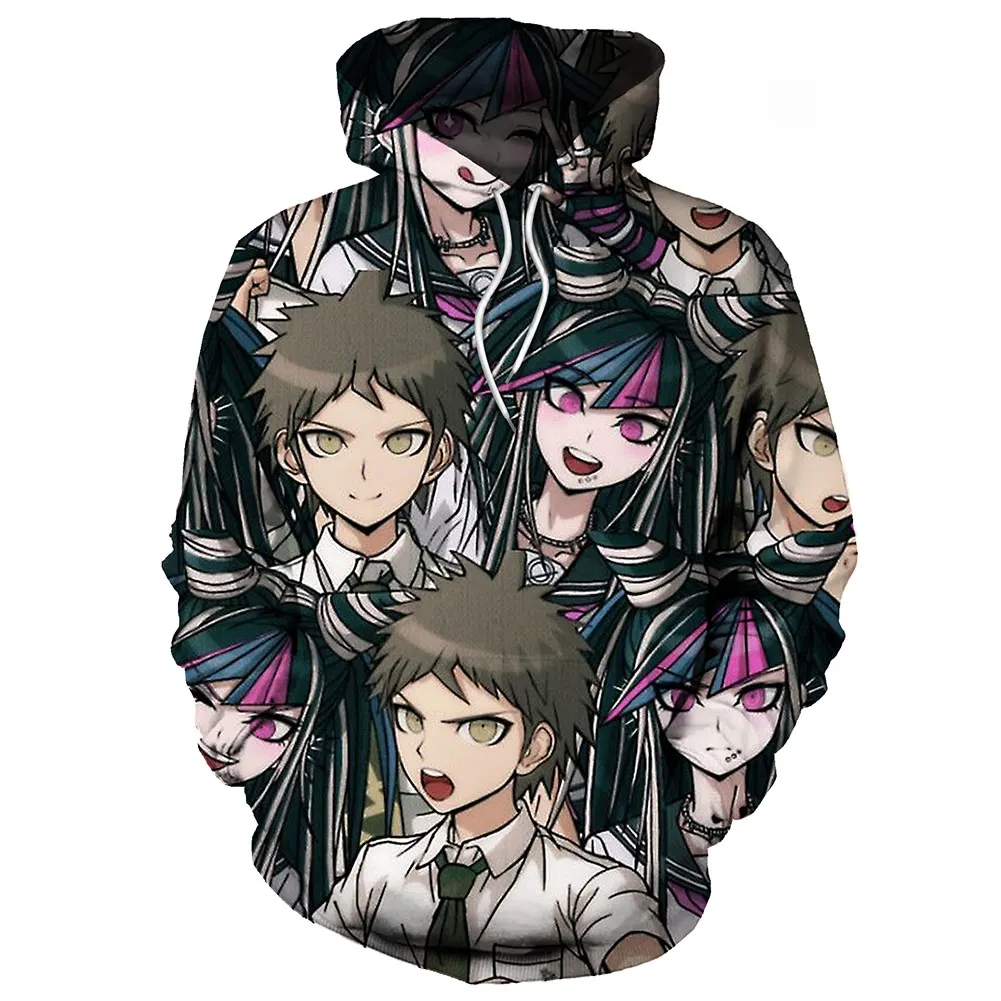 Худи для косплея миоды Ибуки из данганронпа толстовка с 3D принтом Повседневный