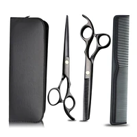 professional hairdressing scissors kit hair cutting scissors hair scissors tail comb hair cape hair cutter comb