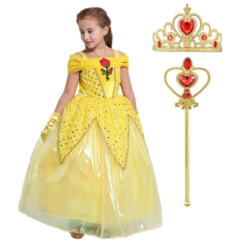 2019 Child Girl Cinderella Dress Prom Anna Princess Baby Gift Party Fancy Juvenile Costume | Детская одежда и обувь