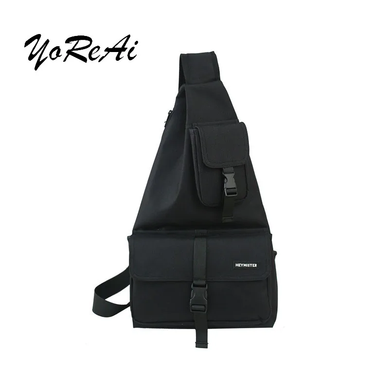 

New Men's Oxford Shoulder Bag Korean Unisex Simple Messenger Bag Fashion Wild Large-capacity Travel Sports Chest Bag Outdoor Bag
