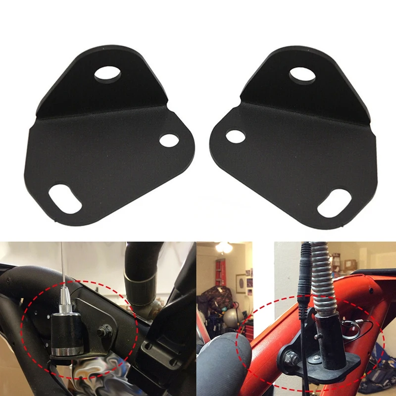 

Rear LED Flag Whip Antenna Reverse Light Mount Brackets for Can Am Maverick X3 2017-2019