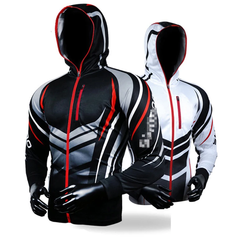 Прямая поставка одежда для рыбалки с капюшоном летняя Солнцезащитная Мужская