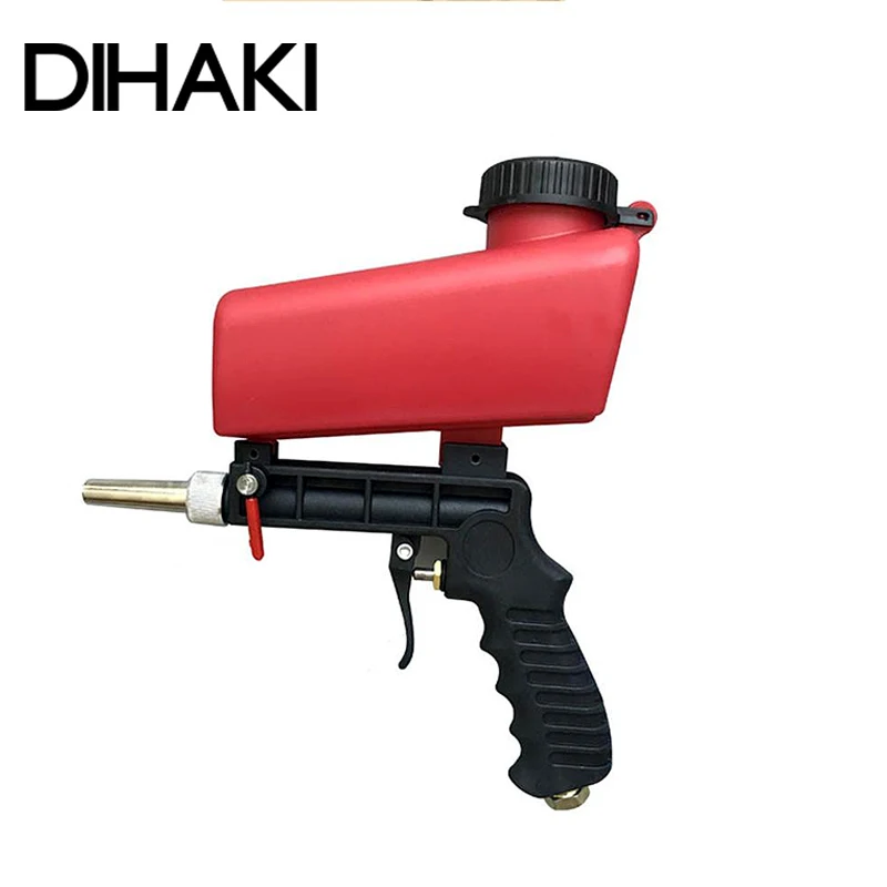 

90psi Gravity Sandblasting Gun Portable Mini Pneumatic Small Sand Blasting Machine Adjustable Pneumatic Sandblasting Set