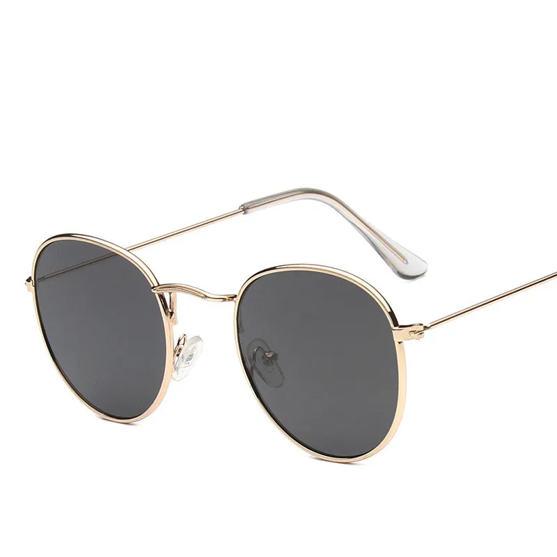 

Vintage Alloy Women Sunglasses Luxury Brand Designer Classic Small Frame Driving Mirror Eyewear Oculos De Sol Masculino