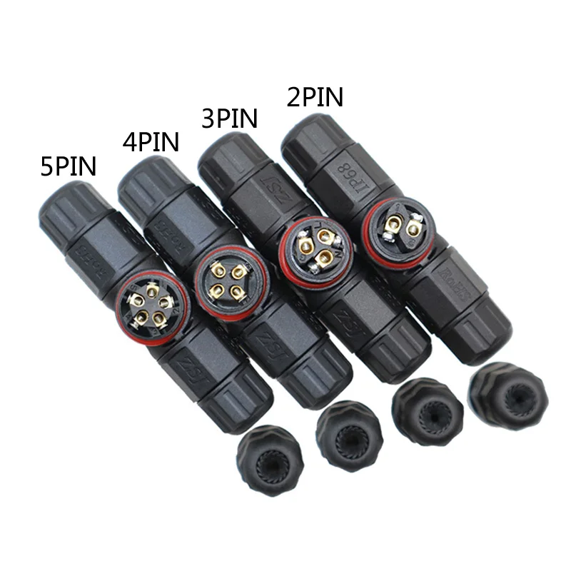 IP68 2 3 4 5 контактный Светодиодный промышленный Электрический Водонепроницаемый