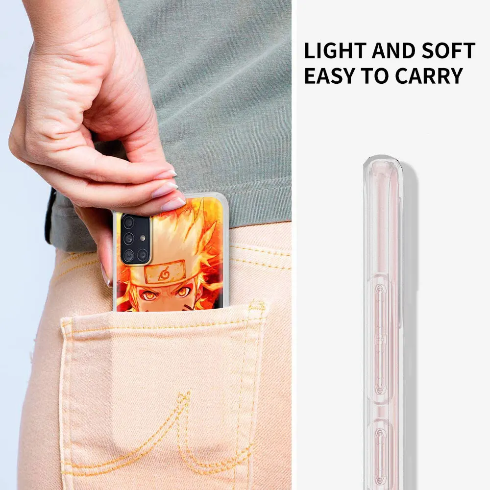 

Akatsuki Naruto Anime Capa For Samsung Galaxy A51 A21s M51 A71 Frosted Soft Phone Cases A31 A41 A12 A02s M30s M31s Coque