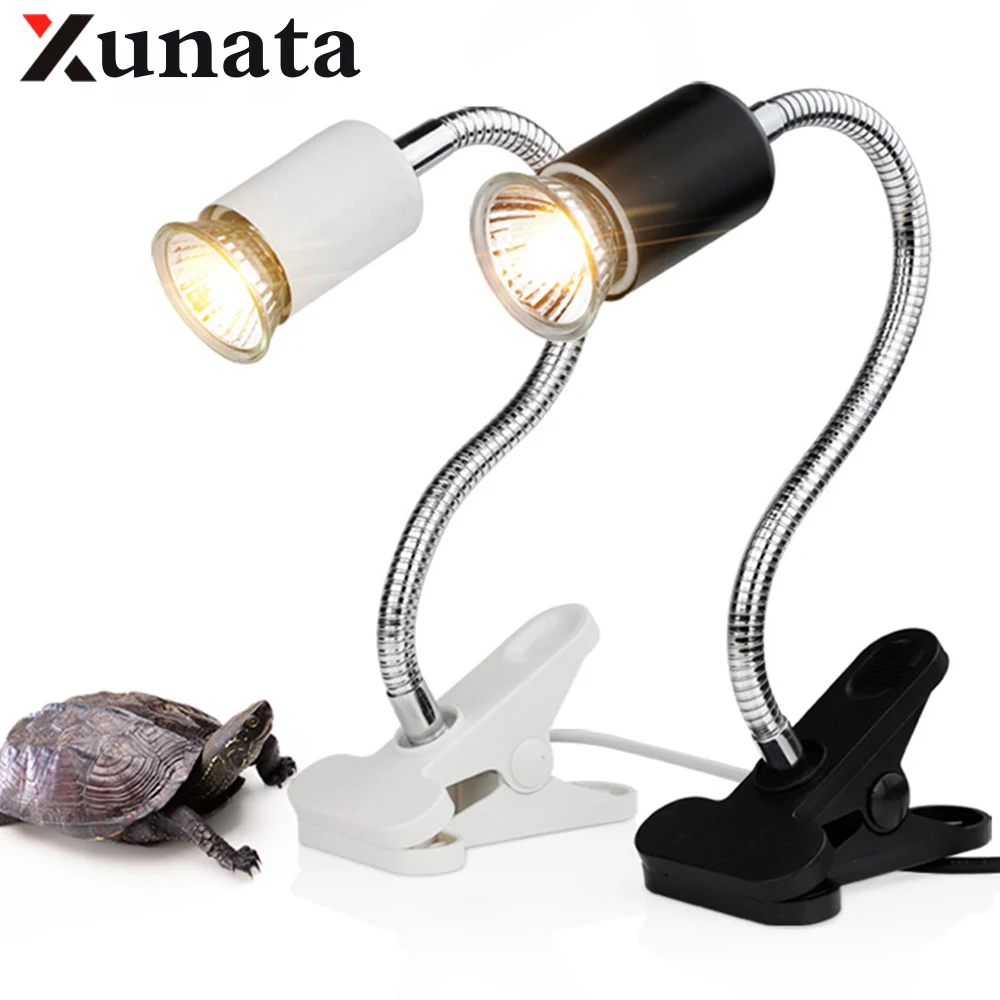 

Лампа для рептилий Set UVA + UVB 3,0 держатель лампы с зажимом для лампы, светильник для черепашек и ящериц, регулятор температуры