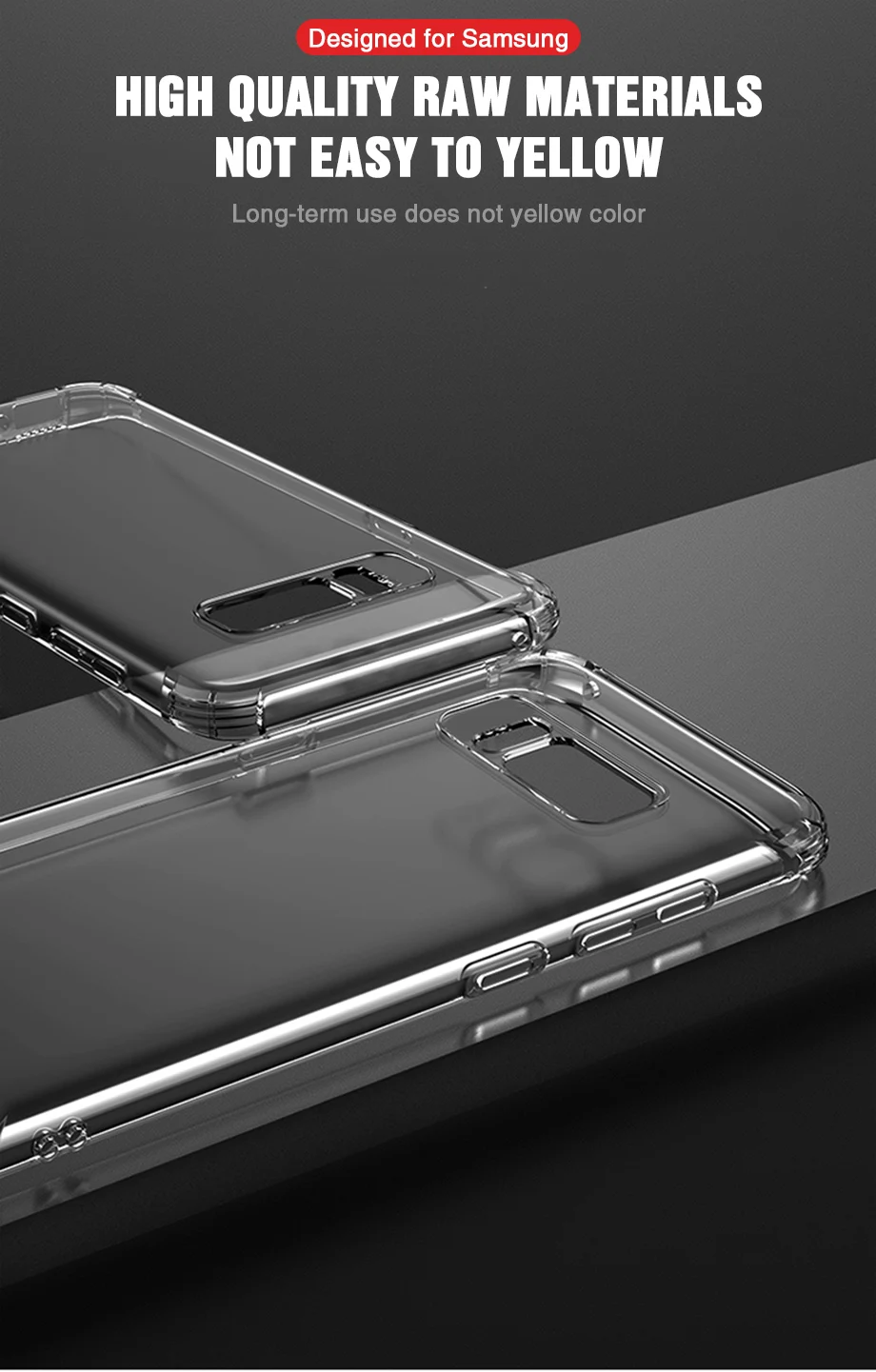 Силиконовые чехлы для телефонов Airbag для Samsung Galaxy S8 S9 S10 Plus мягкая задняя крышка на Note 8 9 10 A50 A70 A10 прозрачная оболочка